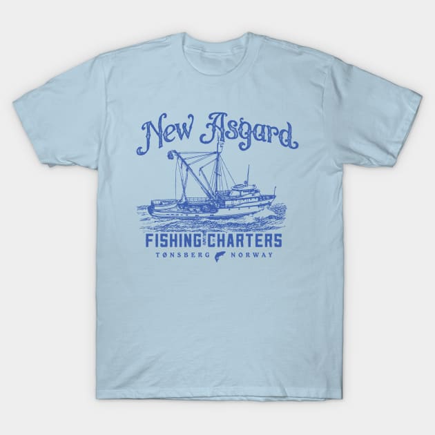 New Asgard Fishing Charters T-Shirt by MindsparkCreative